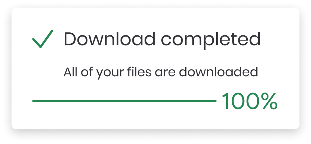 Advanced file gallery allows you to download selected files